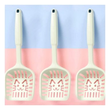 PACK12 LIMPIA ARENA FUNCIONAL 40X13CM MASCOTAS VERDE PASTEL - 3