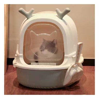 BANDEJA HIGIENICA ABIERTA RENO 2 EN 1 CON PALA PARA GATO HOGAR Y+LIGAS REGALO - 2