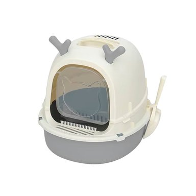 PACK2 CAJA GRANDE PARA GATO RENO 2 EN 1 CON PALA HOGAR Y+REGALO STICKER - 2