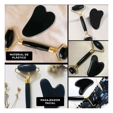 HERRAMIENTA FACIAL SET DE 2 NEGRO DE PLASTICO QUE MEJORA APARIENCIA Y CONFORT Y+POST IT - 1
