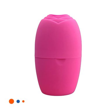 PACK6 PORTA RODILLO FACIAL FUCSIA ELEGANTE Y COMPACTO PARA MASAJES DIARIOS Y+REGALO STICKER - 2