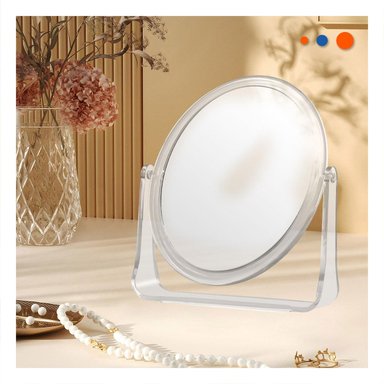 PACK12 REFLEJO DE TOCADOR OVALADO DOBLE 17,5X13,5CM TRANSPARENTE HOGAR Y+PAPEL REGALO - 3