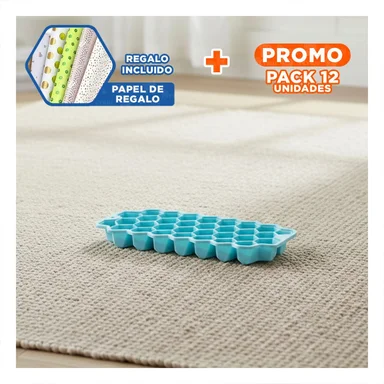PACK12 HIELERA DE PANAL DE FUNCION PRACTICA CELESTE 20,5X12CM EN SU CASA Y+PAPEL REGALO - 1