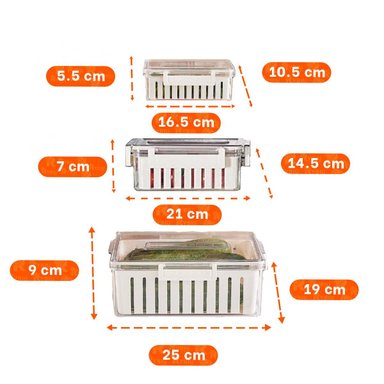 COMBO 3 TRANSPARENTE Y PRACTICO PARA USO DIARIO 700 ML 1700 ML 3300 ML Y+REGALO STICKER - 4