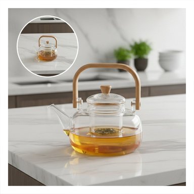 HERRAMIENTA CREATIVA PARA SERVIR BEBIDAS FRIAS Y CALIENTES TRANSPARENTE Y+REGALO STICKER - 5
