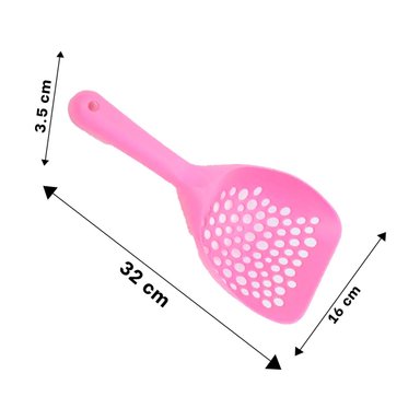 PACK4 ACCESORIO PARA LIMPIEZA DE ARENA DE GATO 32X16CM CON HUEQUITOS - 4