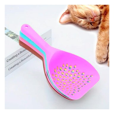 PACK4 ACCESORIO PARA LIMPIEZA DE ARENA DE GATO 32X16CM CON HUEQUITOS - 5