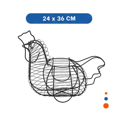 PACK6 ENVASE PARA HUEVOS CON ASA NEGRO CON DETALLE GALLINA COCINA CASA Y+REGALO STICKER - 4