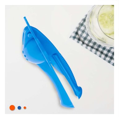 PACK2 JUGUERA ECONOMICA DE LIMON PLASTICO CELESTE PARA COCINA Y FIESTA HOGAR Y+REGALO STICKER - 5