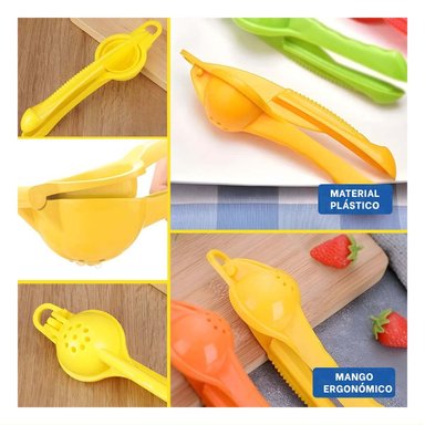 PRENSA MANUAL PLASTICO AMARILLO FACIL DE USAR Y LIMPIAR EN HOGAR Y+POST IT - 1