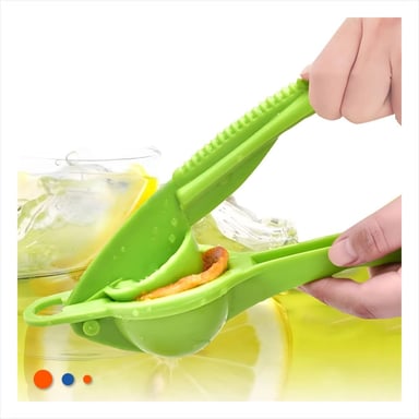 EXPRIMIDOR MANUAL PLASTICO VERDE LIMON DURABLE Y PRACTICO Y+REGALO STICKER - 2