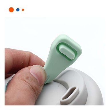 PACK6 CONTENEDOR DURABLE DE VIDRIO DOBLE CON TAPA DE SILICONA Y+REGALO STICKER - 2