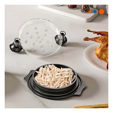 PACK2 EQUIPO MANUAL COMPACTO PARA TRITURAR CARNE COCIDA EN COCINA FAMILIAR Y+PAPEL REGALO - 5