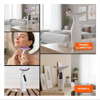DISPOSITIVO FACIAL 7 MODOS DE COLOR USO EN CASA BLANCO PRACTICO DIARIO Y+POST IT - 1
