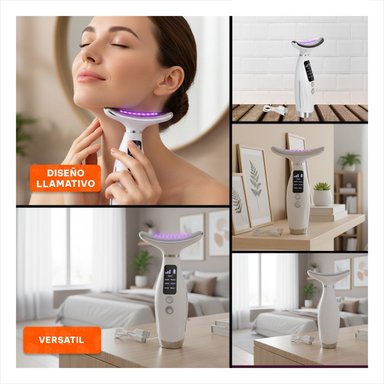 DISPOSITIVO FACIAL 7 MODOS DE COLOR USO EN CASA BLANCO PRACTICO DIARIO Y+POST IT - 5