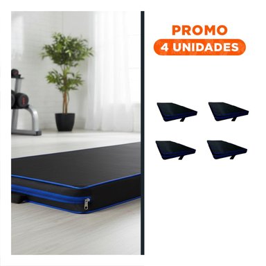 PACK4 COLCHONETA NEGRA 1.5 M TALLA L PARA ENTRENAMIENTO DIARIO Y+REGALO STICKER - 1