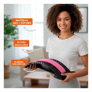 PACK6 COJIN LUMBAR FUCSIA SUAVE PARA MASAJES Y BIENESTAR GENERAL Y+PAPEL REGALO - 2