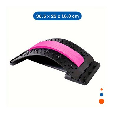 PACK6 SOPORTE LUMBAR FUCSIA COMODO PARA RELAJAR MUSCULOS Y MEJORAR POSTURA Y+REGALO STICKER - 4
