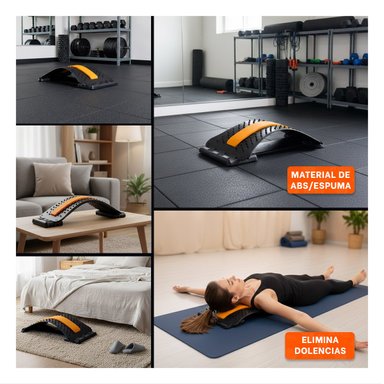 PACK12 SOPORTE LUMBAR NARANJA PORTATIL PARA USO DIARIO EN CASA O OFICINA Y+PAPEL REGALO - 2
