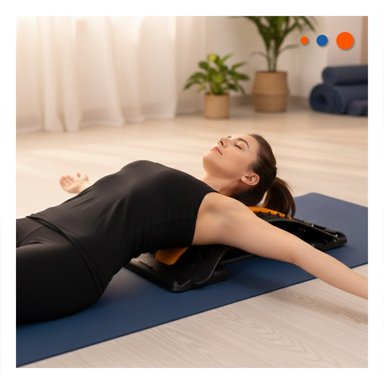 PACK4 COJIN LUMBAR NARANJA EFECTIVO PARA ALIVIAR DOLOR Y TENSION MUSCULAR Y+PAPEL REGALO - 2