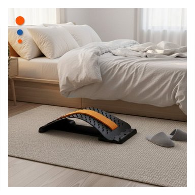 PACK12 SOPORTE LUMBAR NARANJA EFICAZ PARA ALIVIAR DOLOR Y TENSION MUSCULAR - 1