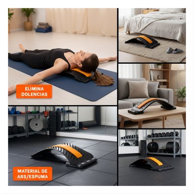 PACK4 COJIN LUMBAR NARANJA PORTATIL PARA USO DIARIO EN CASA O OFICINA FACIL Y+REGALO STICKER - 2