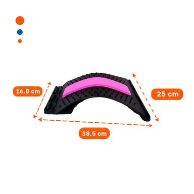 PACK12 SOPORTE LUMBAR FUCSIA PROFESIONAL PARA TERAPIAS Y MASAJES CORPORALES Y+REGALO STICKER - 4