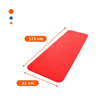 ALFOMBRA COMODA ROJA DE GOMA EVA PARA JUEGOS Y MANUALIDADES INFANTILES - 4
