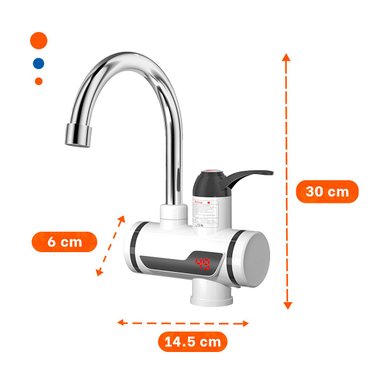 PACK2 UNIDAD CALENTADORA DE AGUA BLANCO CON FLUJO CONSTANTE PARA USO DIARIO Y+PAPEL REGALO - 4