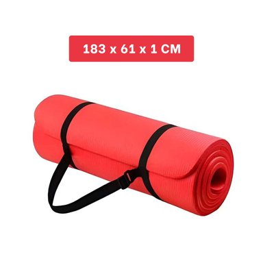 PACK2 BASE ANTIDESLIZANTE 10MM DE GOMA EVA 61X183CM ROJO Y+REGALO STICKER - 4