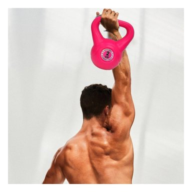 PESA RUSA NACIONAL PARA ENTRENAMIENTO DE FUERZA EN CASA 2 KG FUCSIA - 1