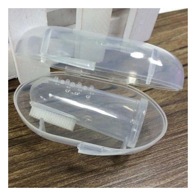 PACK4 CUIDADO SILICONA FORMA DEDAL PARA BEBE CON ESTUCHE DE VARIEDAD Y+PAPEL REGALO - 5