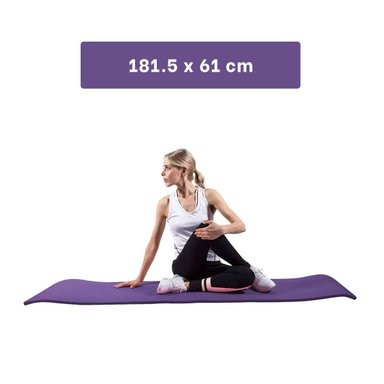 PACK4 TAPETE FITNESS 10MM ESPUMA MORADO COMODO Y DURADERO PARA ENTRENAMIENTO - 4