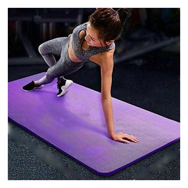 PACK4 TAPETE FITNESS 10MM ESPUMA MORADO COMODO Y DURADERO PARA ENTRENAMIENTO - 5