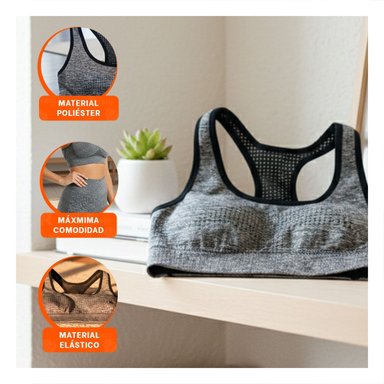 PACK6 EQUIPO YOGA TOP Y SHORT FITNESS YOGA PLOMO CON COMPRESION LIGERA Y+REGALO STICKER - 3