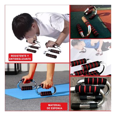 SISTEMA FITNESS EN FORMA DE S ROJO PARA FORTALECER BRAZOS Y+POST IT - 1