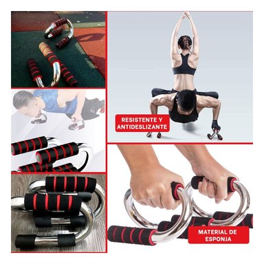 SISTEMA FITNESS EN FORMA DE S ROJO PARA FORTALECER BRAZOS Y+POST IT - 5