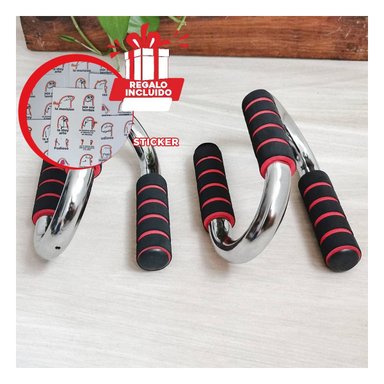 SISTEMA DEPORTIVO EN FORMA DE S ROJO PARA CALISTENIA EN CASA Y+REGALO STICKER - 1