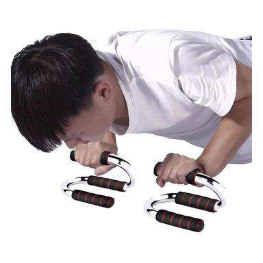 SISTEMA DEPORTIVO EN FORMA DE S ROJO PARA CALISTENIA EN CASA Y+REGALO STICKER - 2