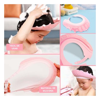 AISLANTE DE DUCHA AJUSTABLE PARA NINOS ROSADO MOL 2 INFANTIL - 5