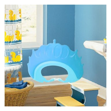 BANDA PROTECTORA DE DUCHA AJUSTABLE PARA NINOS CELESTE MOL 2 Y+REGALO STICKER - 2