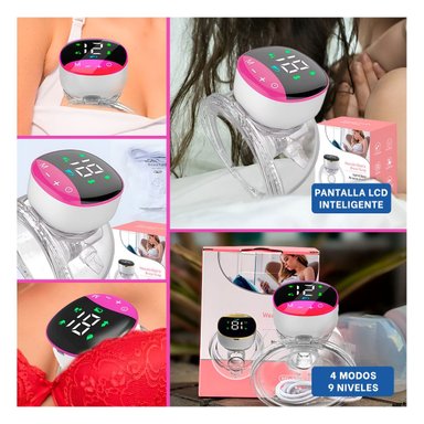UNIDAD PORTATIL ELECTRICO LECHE FUCSIA LIGERA Y MOVIL PARA MAMA Y+LIGAS REGALO - 5