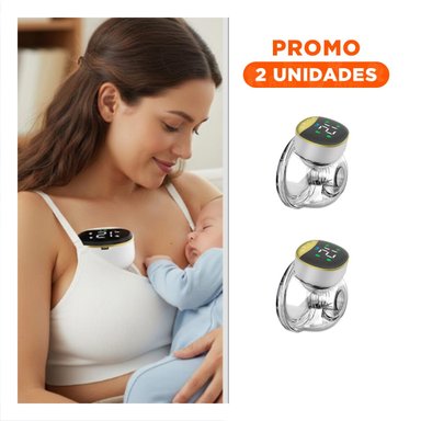 PACK2 EXTRACTOR LACTANCIA ELECTRICO PORTATIL DORADO MOVIL Y FACIL PARA USO - 1
