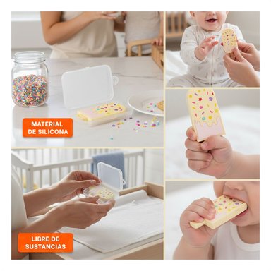 RASCAENCIAS SENSORIAL LIVIANO PARA BEBE AMARILLO CLARO Y+POST IT - 5