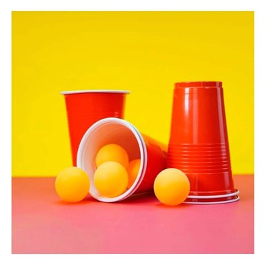 PACK4 COMBO DE PING PONG CON VASOS PARA DIVERSION EN GRUPO Y+PAPEL REGALO - 2