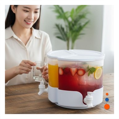 PACK4 CONTENEDOR DE HIELO VERDE CLIC LINEA COMODO Y DURADERO PARA COCINA Y+REGALO STICKER - 3
