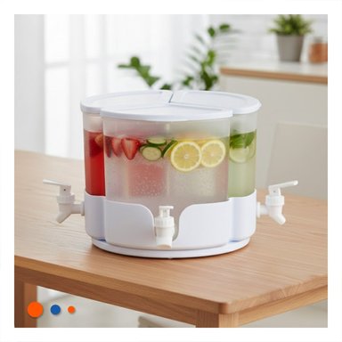 PACK2 CONTENEDOR DE HIELO VERDE CLIC LINEA COMODO PARA REFRIGERADOR Y HOGAR - 3