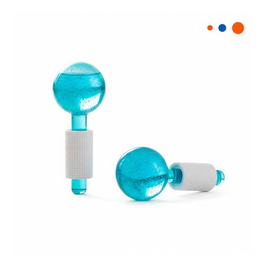 KIT FACIAL CON GLOBOS DE HIELO CELESTE PAR PARA SKINCARE EN CASA Y+REGALO STICKER - 3