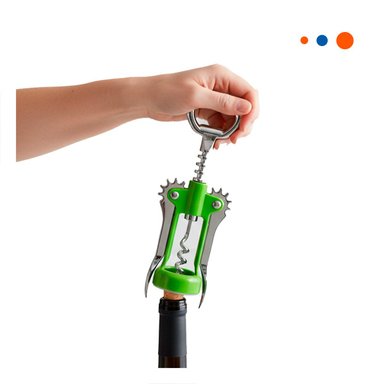 PACK4 ACCESORIO MANUAL VERDE 16,5 CM DISENO COMPACTO Y+PAPEL REGALO - 3