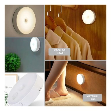 PACK4 ILUMINACION CON SENSOR CON ACTIVACION POR MOVIMIENTO BLANCO Y+REGALO STICKER - 2